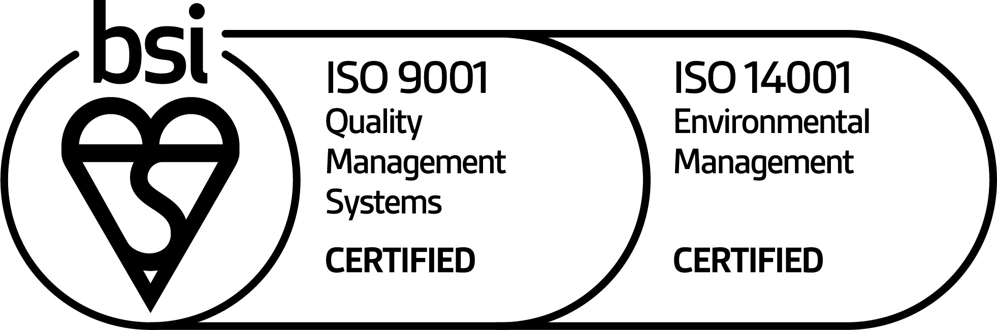 ISO 9001 and ISO 14001 certification